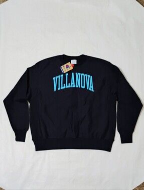Men's Champion Reverse Weave Villanova University Wildcats Sweater Size XL-NEW